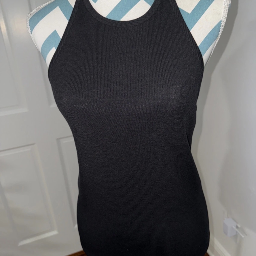 St. John Shirt Medium Black New With Tags